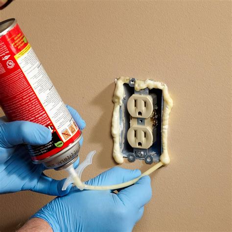 Foam Outlet Insulation Stops Cold Air Coming Through Electrical 